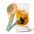 Cat Brush with Release Button, Cute Pumpkin Shape Groom and Clean Dog Comb, Self Cleaning Doodle Brush for Cats and Dogs
