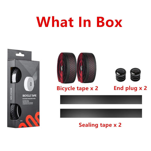 Road Bike Handlebar Tapes, EVA+PU Professional Bicycle Bar Tape, Racing Bike Handle Wraps, Red