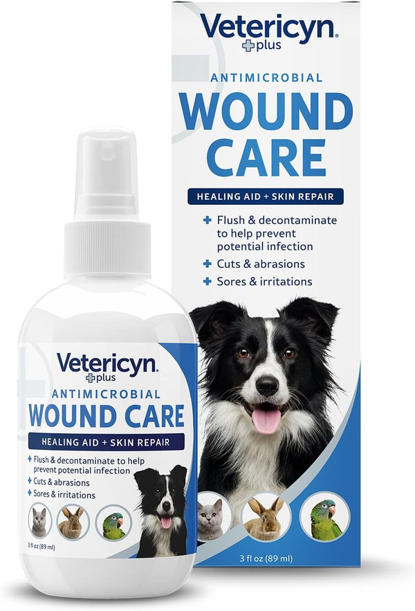 Vetericyn Plus Dog Wound Care Spray | Healing Aid and Skin Repair,