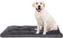 Dog Bed, Washable Cozy Plush Crate Beds, Anti Slip Pet Sleeping Mat for Large, Medium, Small Dogs (Dark Grey)