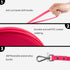 Dog Training Long Leash, Waterproof Heavy Duty Outdoor Recall Lead for Small Medium Large Dogs (20FT, Rose Pink)
