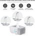 PETNF Replacement Pump for Cat Water Fountain with LED Light, Compatible with 3L/101OZ Transparency Fountain