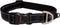 Reflective Dog Collar, Black, Adjustable for Extra Large Dogs from 17-27 inches