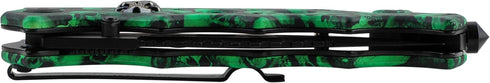 TAC Force TF-809 Series Spring Assist Folding Knife, Two-Tone Blade, 4.5-Inch Closed