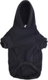 Love Me Fleece Dog Hoodie - Warm Cotton Grooming Sweater for Small, Medium & Large Dogs & Cats (Black)