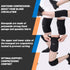 JBM Knee Brace Compression Sleeve for Women and Men, Knee Pad for Basketball, Volleyball, Running, Exercise