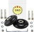 ORO 1 Pair Replacement Luggage Wheels - 60mm Case Wheels with 8mm Bearings for Suitcase and Inline Skate (60 * 18)