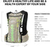 IX INOXTO Hydration Pack Backpack with 1.5L Water Bladder, Lightweight Vest for Men Women Hiking Cycling