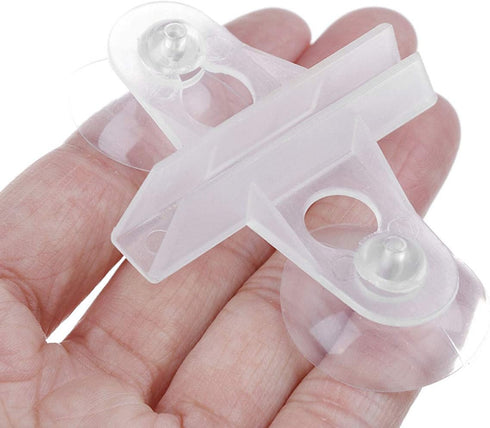 Suction Cup Holder 12PCS White Aquarium Fish Tank Breeding Divider Suction Cup Clip Bracket