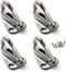 Flomore Fender Hook, Marine Grade 316 Stainless Steel Spring Snap Hook, Pack of 4 Boat Ship Hardware