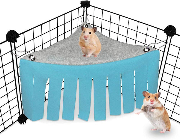 WishLotus Hamster Hideout - Small Animal Hideaway Tent for Chinchilla, Guinea Pig, Hedgehog, Rat, Squirrel, and Bunny