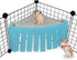WishLotus Hamster Hideout - Small Animal Hideaway Tent for Chinchilla, Guinea Pig, Hedgehog, Rat, Squirrel, and Bunny