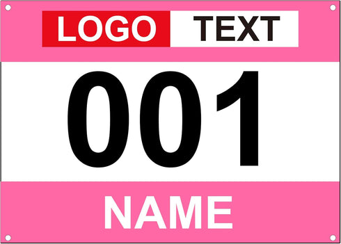 Muka Customized Running Bibs Race Competitor Numbers, Tyvek Racing Numbers for Marathon Races