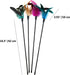 4 PCS Interactive Cat Teaser Wand - 20" Long Wand with Loud Bell for Cats and Kittens