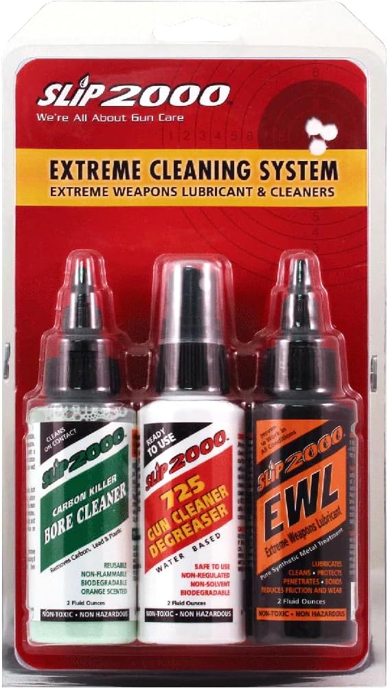 Slip 2000 Extreme Cleaning System Combo Pack, Contains Extreme Weapons Lubricant (EWL),