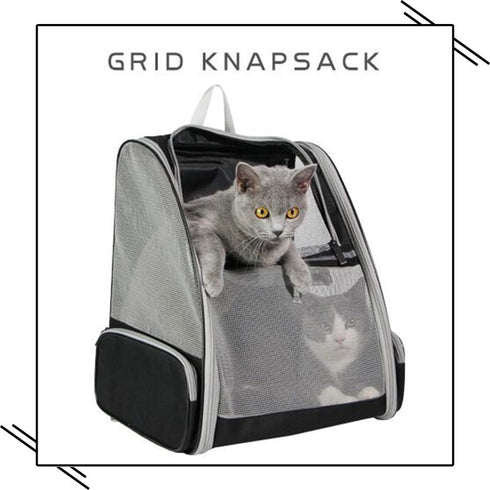 Backpack Texsens Innovative Traveler Bubble Pet Carriers for Cats and Dogs (Black)