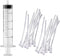 Baby Bird Feeding Syringe Set, 20ml Pet Parrot Milk Feeding Syringe with Tubes for Scientific Industrial Labs