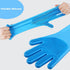 Pet Washing Gloves - Gentle Silicone Dog Bath Shampoo Shower Brush Grooming Mitts, Waterproof, Massaging Rubber Scrubber