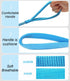 Rope Dog Leash - 2/3/4/6/10 Foot Reflective Heavy Duty Nylon Braided Training Leash for Large Medium Small Dogs (Sky