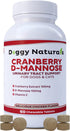 Cranberry D-Mannose for Dogs and Cats, 60 Count Tablets for Urinary Tract Infection Support and Kidney Health