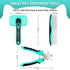 Self-Cleaning Slicker Brush for Dogs & Cats, Safe Painless Bristles, Grooming Set with Free Pet Comb + Nail Clippers