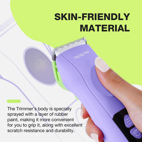 9mm etopia Professional Dog Clippers for Grooming, Low Noise Electric Quiet Dog Grooming Kit, Rechargeable Cordless Dog