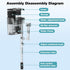 Skimmer, 10~20 hygger Hang On Back Aquarium Filter, Small Fish Tank Filter Waterfall Filtration System, Adjustable