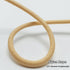 BTINESFUL 7FT Slip Lead Dog Leash, Strong Nylon Rope Training Lead for Small Medium Large Dogs, Beige