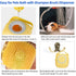 Soft Silicone Pet Bath Brush, Dog Shampoo Cleaning Brush with Soft Shampoo Dispenser for Puppy Dog Cat (Yellow)
