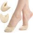 Eldraqth 2 Pairs Ballet Toe Pads for Pointe Shoes, Breathable Ballet Toe Pads for Heels Dance Foot Cover Pouch