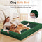 Large Orthopedic Dog Bed, Washable Bolster, XL Bed for Medium Large Dogs, Waterproof with Removable Cover, Emerald
