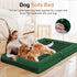 Large Orthopedic Dog Bed, Washable Bolster, XL Bed for Medium Large Dogs, Waterproof with Removable Cover, Emerald