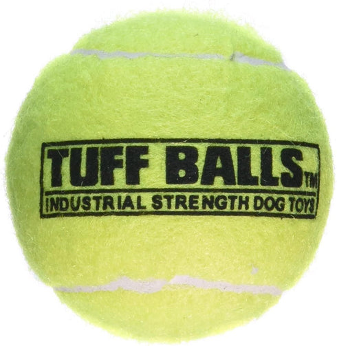 PetSport Yellow Tennis Ball Dog Toys, 24 Pack Medium (2.5") Non-Toxic Felt & Rubber Tuff Balls