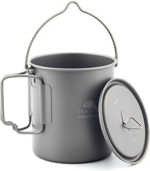 TOAKS Titanium Pot 750ml with Bail Handle