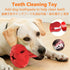 SCHITEC Dog Chew Toy for Large & Medium Dogs, Rubber Treat Dispensing Toy for Aggressive Chewers, Interactive Puzzle