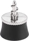 MUXSAM 1Pc Lightweight Compact Golf Ball Retriever Tool with Suction Cup Pick-Up Sucker for Putter Grip, Black