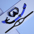 JRing Set 180 Swimming, Snorkeling Gear for Adults, Snorkel Mask with Degree Tempered Glass Anti Fog Goggles Scuba Dry