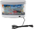 AUNMAS Artificial Fish Tank with LED Light Color Changing, Desktop Aquarium Decor