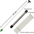 Shotgun Cleaning Kit 12 Gauge, 30 Inch Stainless Steel Cleaning Rod with Adaptor, Double the Consumables