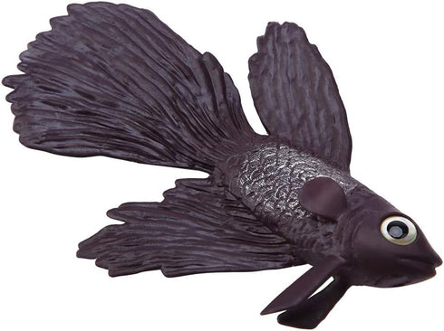 FTVOGUE Lifelike Brown Betta Fish Ornament, Silicone Artificial Funny Fish for Aquarium Decoration