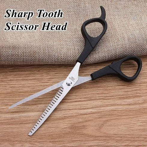 Oumefar Pet Hair Scissor, Light-Weight Grooming Shear with Professional Thinning Blade for Dogs and Cats