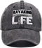 OASCUVER River Hair Don't Care Hat - Adjustable Baseball Cap for Kayaking Life, Washed Twill Cotton for Outdoor
