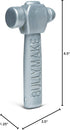 Hammer BULLYMAKE Silver Tough Chew Toy for Dogs, Durable Nylon Dog Toys for Aggressive Chewers, Dental Stimulating