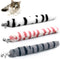 LASOCUHOO Cat Worm Toys, 3 Packs Interactive Cat Wand Replacement, Wand Refill Attachments for Indoor Cats