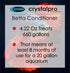 Betta Water Conditioner 4.22 Oz - Treats 660 Gallons, Neutralizes Chlorine and Ammonia for Betta Fish