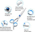 Dog Grooming Scissors,Pet Hair Scissors with Safety Round Tips Heavy Duty Titanium Stainless Steel Professional Dogs Cats Pets Grooming Shears by Nlmskzzy