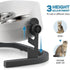 All for Paws Height Adjustable Cat Elevated Bowls - Stainless Steel Dog Food Water Bowls, Mess Proof Pet Feeding Bowls