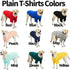Large Gray Dog Shirt for Small Dogs - Soft Breathable Cotton T-Shirts Pet Clothes