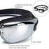 Swimming Goggles and Cap Set 4 in 1, Waterproof with UV 400 Protection, Clear Anti-Fog Lenses