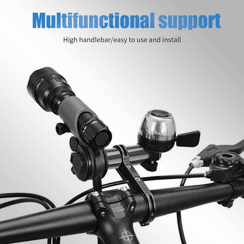 VGEBY Handlebar Extender - Aluminum Alloy Handlebar Extension Bracket for Bike Lamp Phone Holder Rack